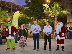Celebra Toño Astiazarán a familias hermosillenses en renovado Jardín Juárez