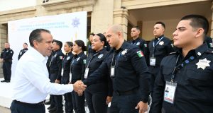 Fortalecen seguridad y vigilancia en Hermosillo con nuevos policías municipales