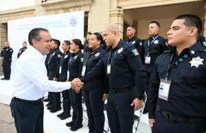 Fortalecen seguridad y vigilancia en Hermosillo con nuevos policías municipales