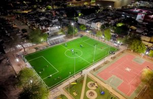 Moderniza Gobierno de Hermosillo alumbrado del Parque Deportivo Los Portales