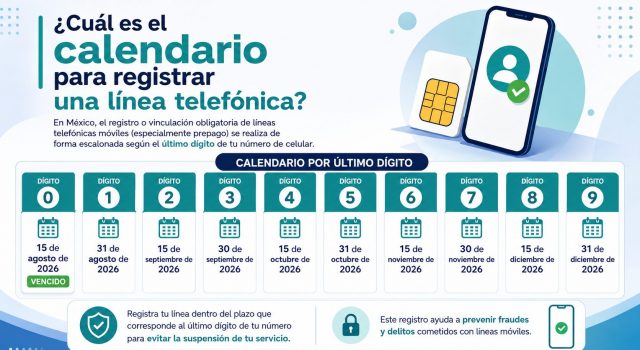 ¿Aún no registras tu línea celular? Consulta aquí la fecha que te corresponde